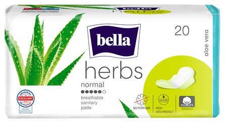 BELLA Herbs Aloe Vera higiēniskās paketes, 20 gab.