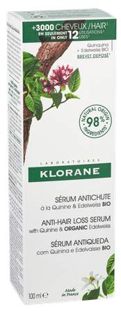KLORANE ar hinīna ekstraktu serums matiem, 100 ml