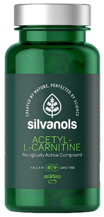 SILVANOLS Premium Acetyl-L-Carnitine kapsulas, 120 gab.