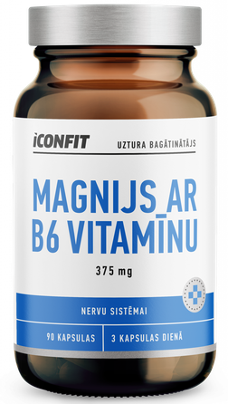 ICONFIT Magnesium B6 375mg kapsulas, 90 gab.