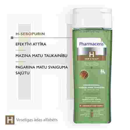 PHARMACERIS H-SEBOPURIN šampūns, 250 ml