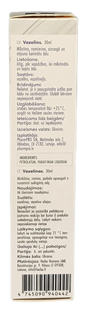 VAZELĪNS, 30 ml