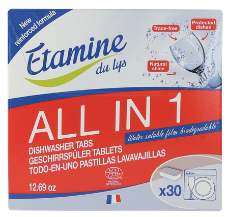 ETAMINE DU LYS Viss vienā tabletes trauku mazgājamai mašīnai, 30 gab.