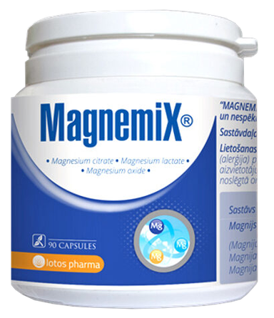 MAGNEMIX kapsulas, 90 gab.