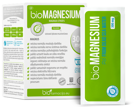 BIOFARMACIJA Bio Magnesium 300 mg pulveris, 28 gab.