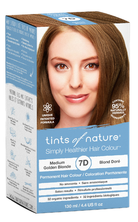 TINTS OF NATURE T7D Medium Golden Blonde matu krāsa, 130 ml