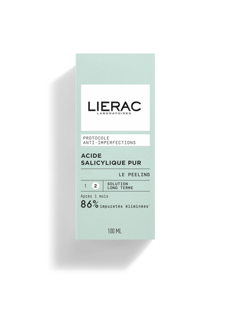 LIERAC Anti-Blemish Protocol The Peeling līdzeklis pret ādas nepilnībām, 100 ml