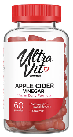ULTRAVIT   Gummies Apple Cider Vinegar pastilas, 60 gab.