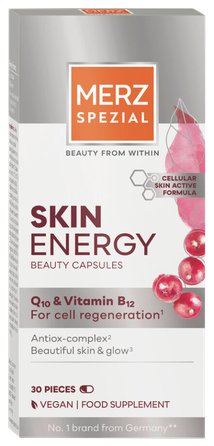 MERZ Spezial Skin Energy Beauty kapsulas, 30 gab.