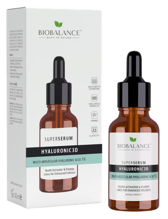 BIOBALANCE Hyaluronic Acid 1% Super serums, 30 ml