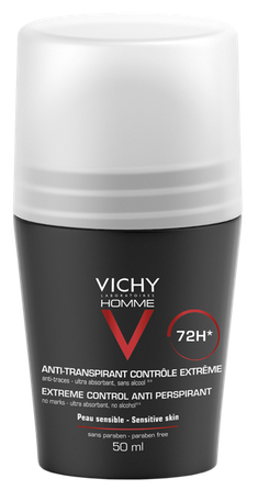 VICHY Homme 72 h Extreme antiperspirants, 50 ml