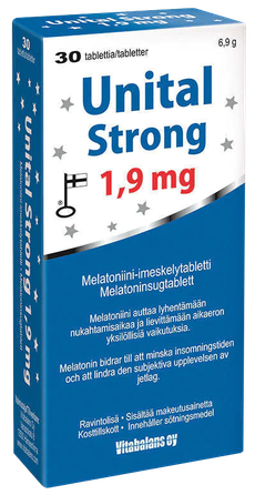VITABALANS Unital Strong 1.9 mg tabletes, 30 gab.