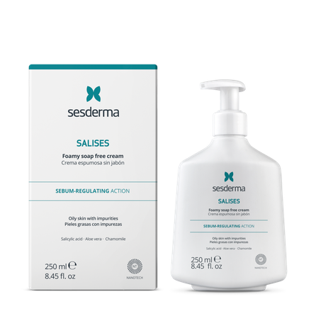 SESDERMA Salises Foamy Soap-free līdzeklis sejas mazgāšanai, 250 ml