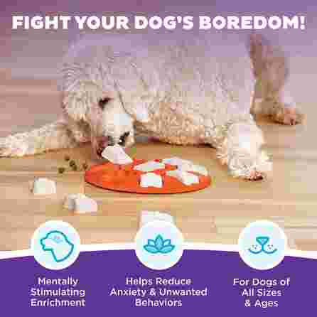 OUTWARD HOUND Puzle Treat Tumble, Sarkana, L rotaļlieta, 1 gab.