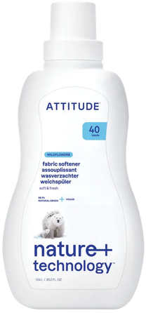 ATTITUDE Ar Savvaļas Ziedu Smaržu, Ekoloģisks veļas mīkstinātājs, 1000 ml