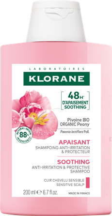 KLORANE  With Organic Peony šampūns, 200 ml
