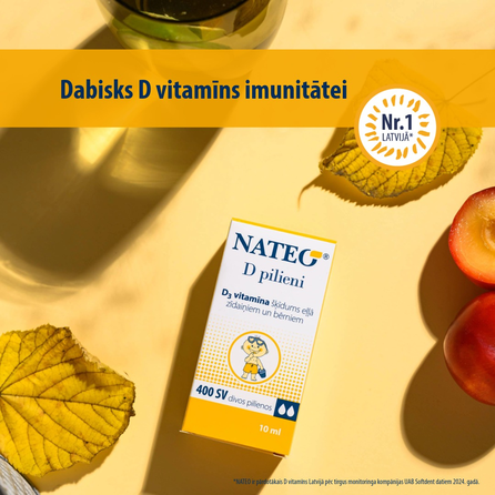 NATEO D 400 SV pilieni, 10 ml