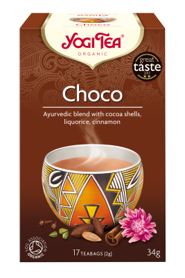 YOGI TEA Šokolādes tēja maisiņos, 15 gab.