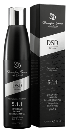 DSD De Luxe Botox 5.1.1 šampūns, 200 ml