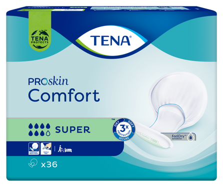 TENA Comfort Super uroloģiskie ieliktņi, 36 gab.