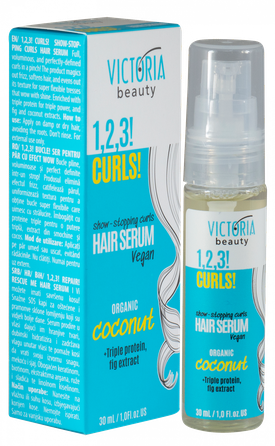 VICTORIA BEAUTY 1,2,3! Curls! for Curly Hair serums matiem, 30 ml