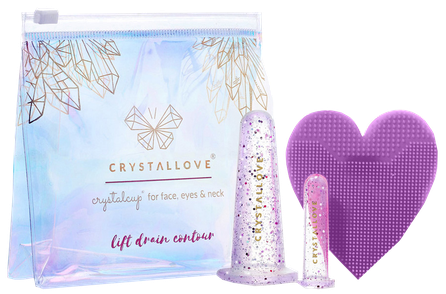 CRYSTALLOVE Face Cupping Set - Crystal komplekts, 1 gab.