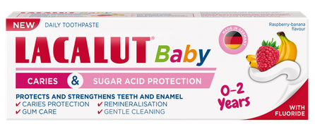 LACALUT Lacalut Baby 0-2 g. zobu pasta, 55 ml