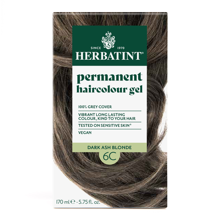 HERBATINT 6C Dark Ash Blonde matu krāsa, 170 ml