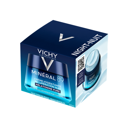 VICHY Mineral 89 Night sejas krēms, 50 ml