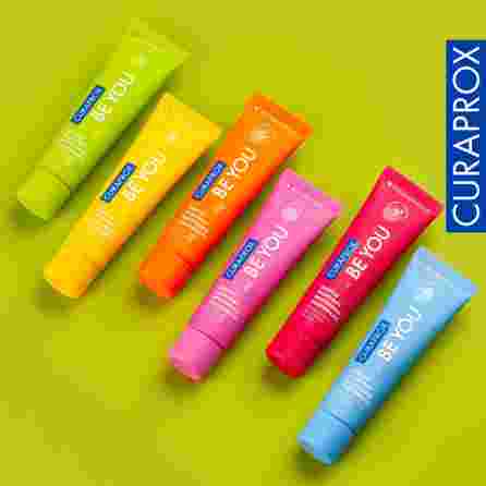 CURAPROX  BE YOU persiks + aprikoze, balinoša zobu pasta, 60 ml