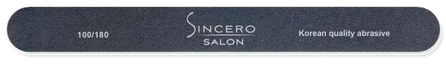 SINCERO SALON Profesional 100/180 Melna nagu vīlīte, 1 gab.