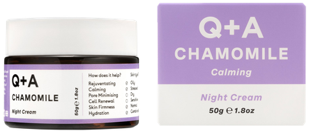 Q+A Chamomile Night sejas krēms, 50 g