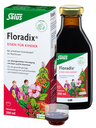 FLORADIX  Dzelzs bērniem šķidrums, 250 ml