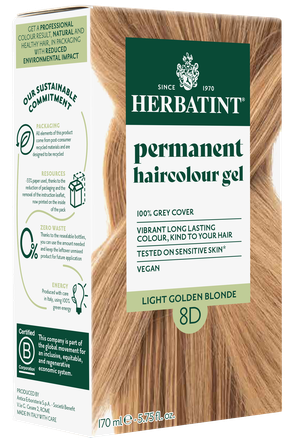 HERBATINT 8D Light Golden Blonde matu krāsa, 170 ml