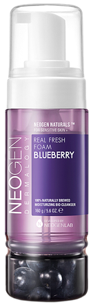 NEOGEN Dermalogy Real Fresh Foam - Blueberry attīrošas putas, 120 g
