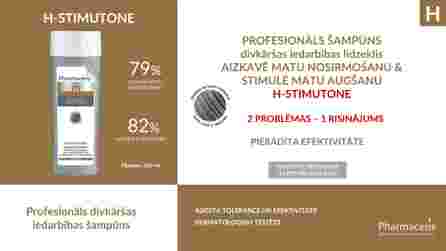 PHARMACERIS H Stimutone šampūns, 250 ml