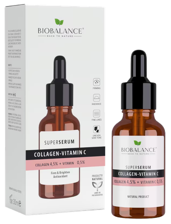 BIOBALANCE Collagen + Vitamin C Super serums, 30 ml