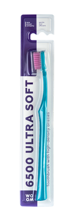 WOOM 6500 Ultra Soft zobu birste, 1 gab.