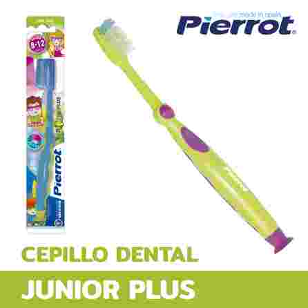 PIERROT Junior Plus 8-12g. Mīksta zobu birste, 1 gab.
