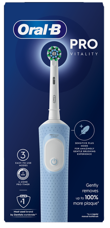 ORAL-B Vitality Pro Protect X Clean Vapor Blue elektriskā zobu birste, 1 gab.