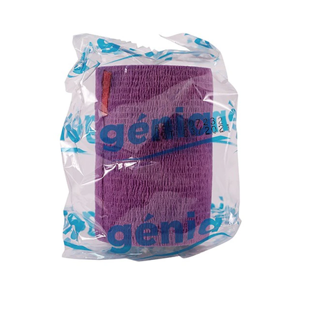 GENIA Bitter Strap, Violeta, 7,5 cm x 4,5 m elastīga pašlīmējoša saite, 1 gab.