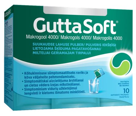 GUTTA SOFT pulveris, 10 gab.