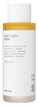 MIDNIGHT 00.13 ķermeņa eļļa, 100 ml