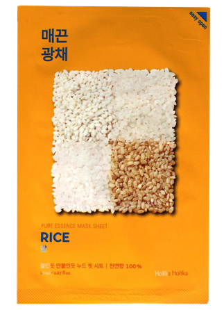 HOLIKA HOLIKA Pure Essence Rice sejas maska, 23 ml