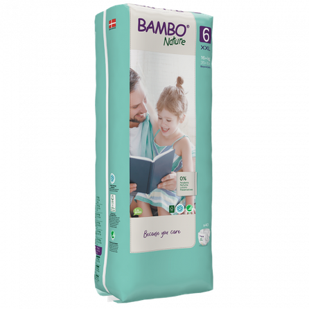 BAMBO NATURE Nature XXL-6, 16+ kg autiņbiksītes, 40 gab.