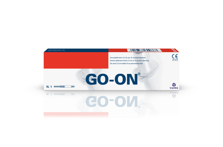 GO-ON 25 mg 2.5 ml šļirce, 1 gab.