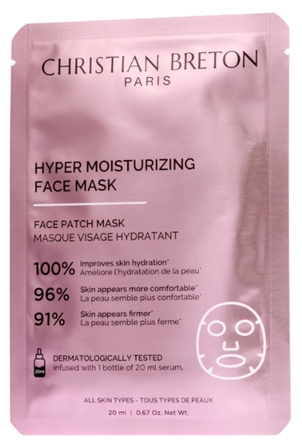 CHRISTIAN BRETON Hyaluronic Acid sejas maska, 3 gab.