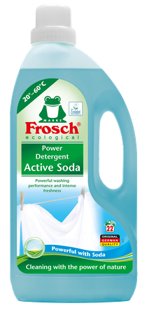 FROSCH Active Soda šķidrais veļas mazgāšanas līdzeklis, 1500 ml