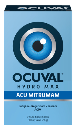 OCUVAL Hydro Max kapsulas, 30 gab.