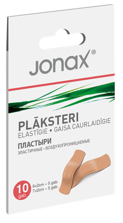 JONAX elastīgs plāksteris, 10 gab.